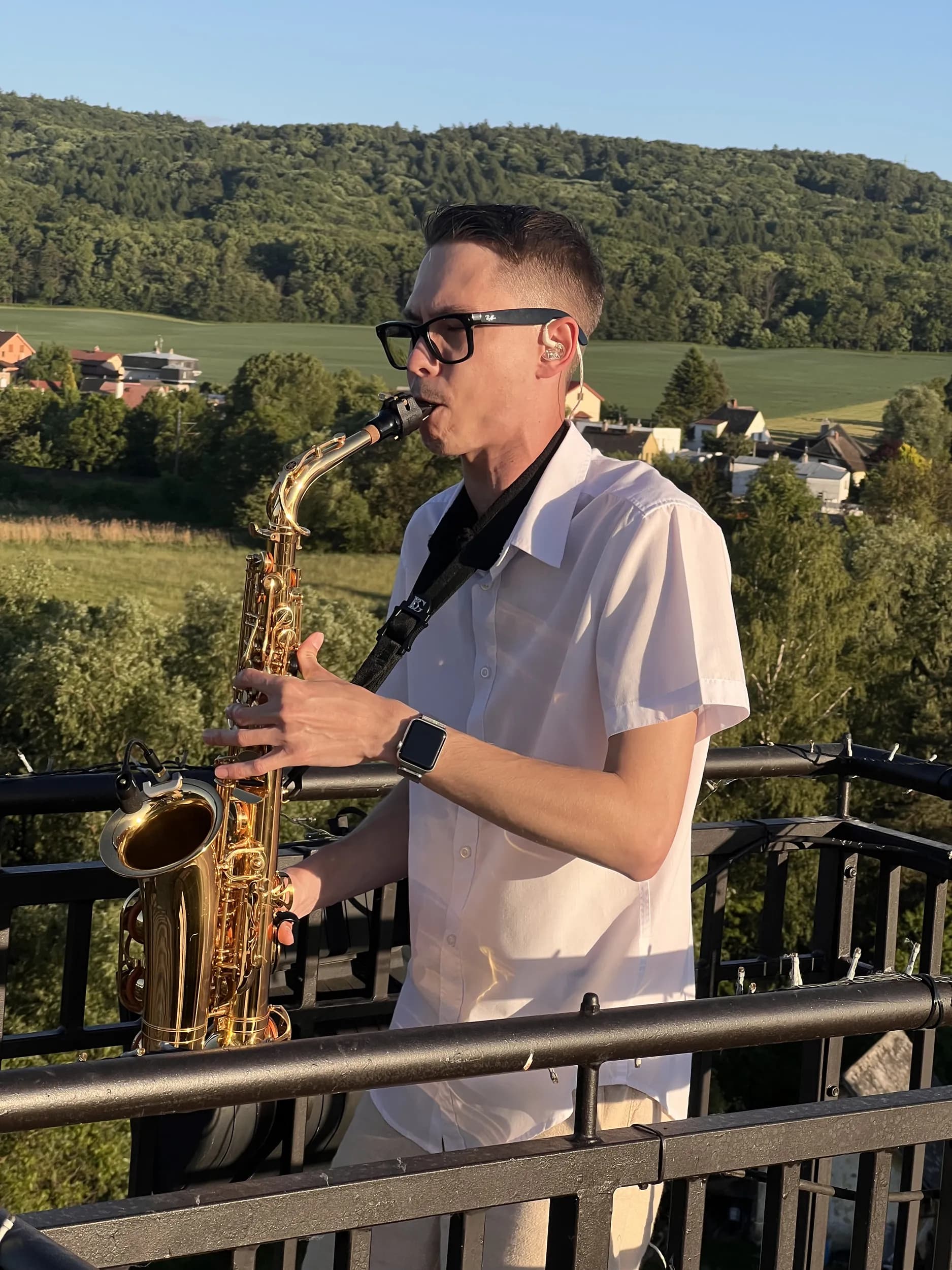 Kryštof Czyž so saxofónom
